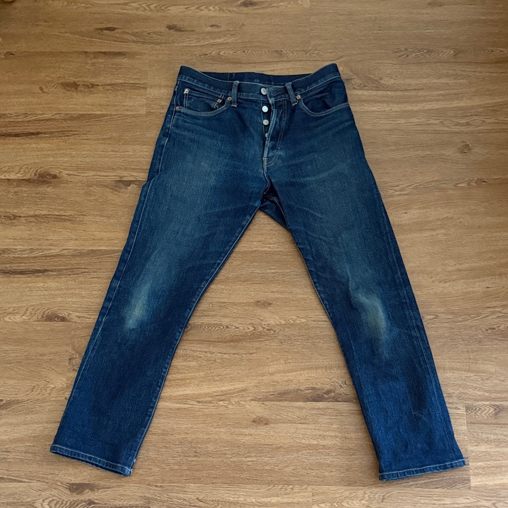 Buck Mason - Blue “Ford Standard” Straight Tapered Jeans